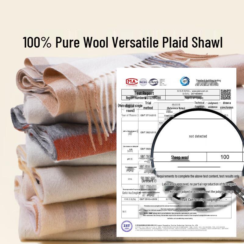 Women's Pure Wool Scarf & Shawl