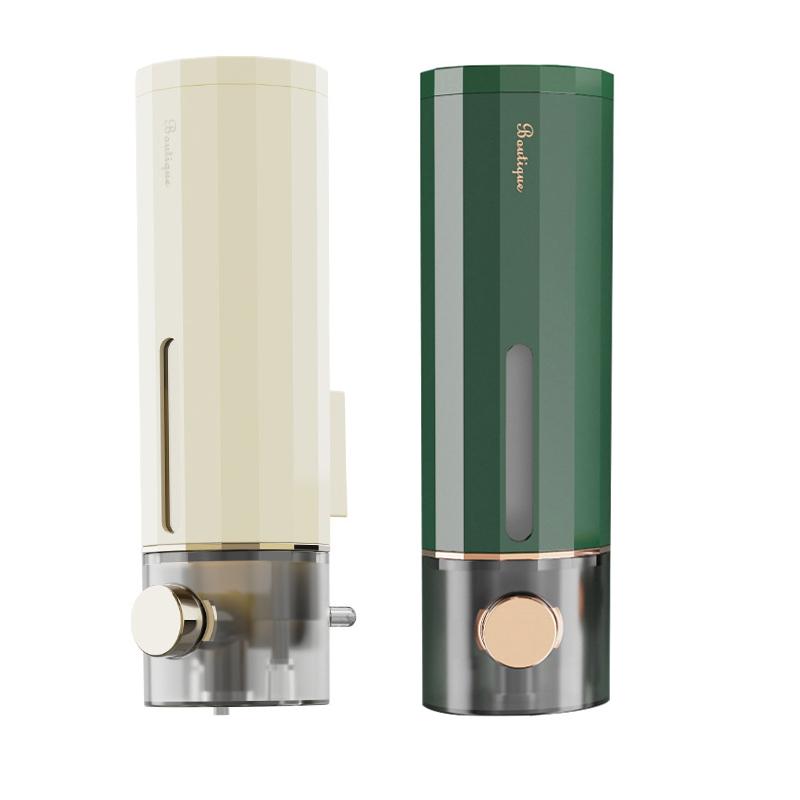 Manual Soap Dispenser Shower Gel Shampoo Hand Sanitizer Liquid Containers Light Luxury Press-type Non-Perforating Soap Dispenser