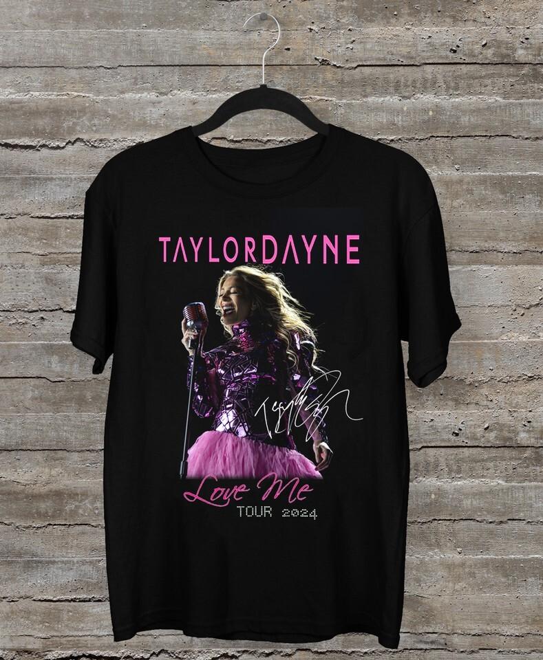NEW Taylor Dayne Love Me tour 2024  Black All Size Shirt Unisex T-Shirt XL