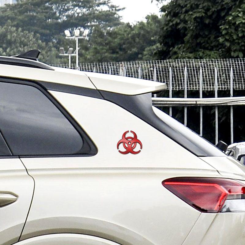 Metal 3D Car Styling Resident Evil Logo Sticker Emblem Badge Decals Automobiles Motorcycle Computer Fuel Cap Accessories