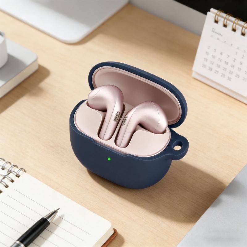 Soft Silicone Cover for Buds 6 Earbuds Charging Case Shockproof Easy To Clean Stain Resistant Multiple Color Option