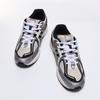 1906 Silver-White-Yellow Retro Sports Running Shoes: Breathable Platform Men’s Dad Shoes, Height-Increasing Women’s Casual Shoes