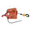 Electric Hoist Winch 3 in 1 1540lbs 1500W Portable Power Crane 7.6m Lifting Traction Towing 4m min for Warehouse