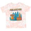 Inktastic Philadelphia Stadtsilhouette Retro Skyline Kleinkind T-Shirt Sonnenuntergang Kind Kind
