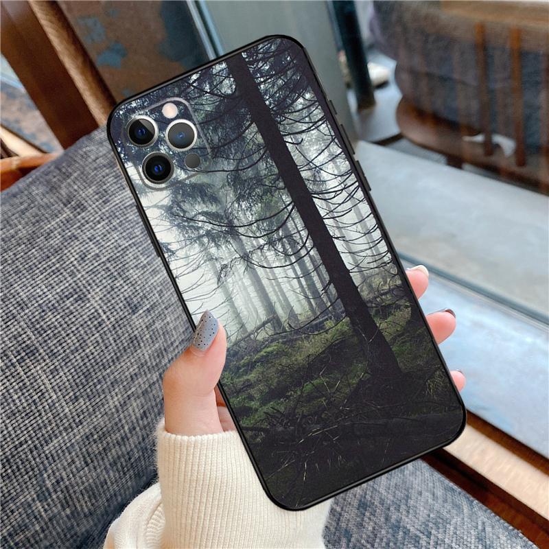 Mountain Phone Case For iPhone 16 14 13 12 11 15 Pro Max 12 13 mini XR 15 16 Plus 16e Cover Shell