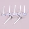 100 Pack 2.6-20cm Candle Wicks with Galvanized Base for Butter Lamps