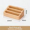 Creative Black Walnut Beech Solid Wood Card Holder Business Card Holder Business Card Box Card Storage Box