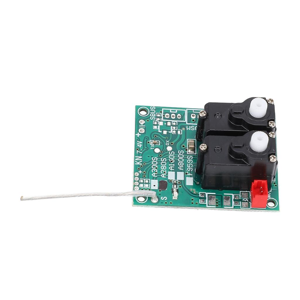 A280.0021.002 Replacement Receiver Board with 2PCS Steering Arm RC Spare Parts for XK A280 RC Airplane Glider Version 2