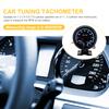 Digital Tachometer with Shift Light RPM Gauge Blue Backlight Electrical Tachometer Gauge 0-8000RPM Auto Universal Accessories