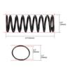 Replacement Brake Throttle Clutch Pedal Spring for G25 G27 G29 G920 G923 Racing Wheel Reinforced Spring Gaming Accessory