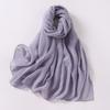 Large Size Pleated Hijab Scarf For Women Muslim Daily Wear