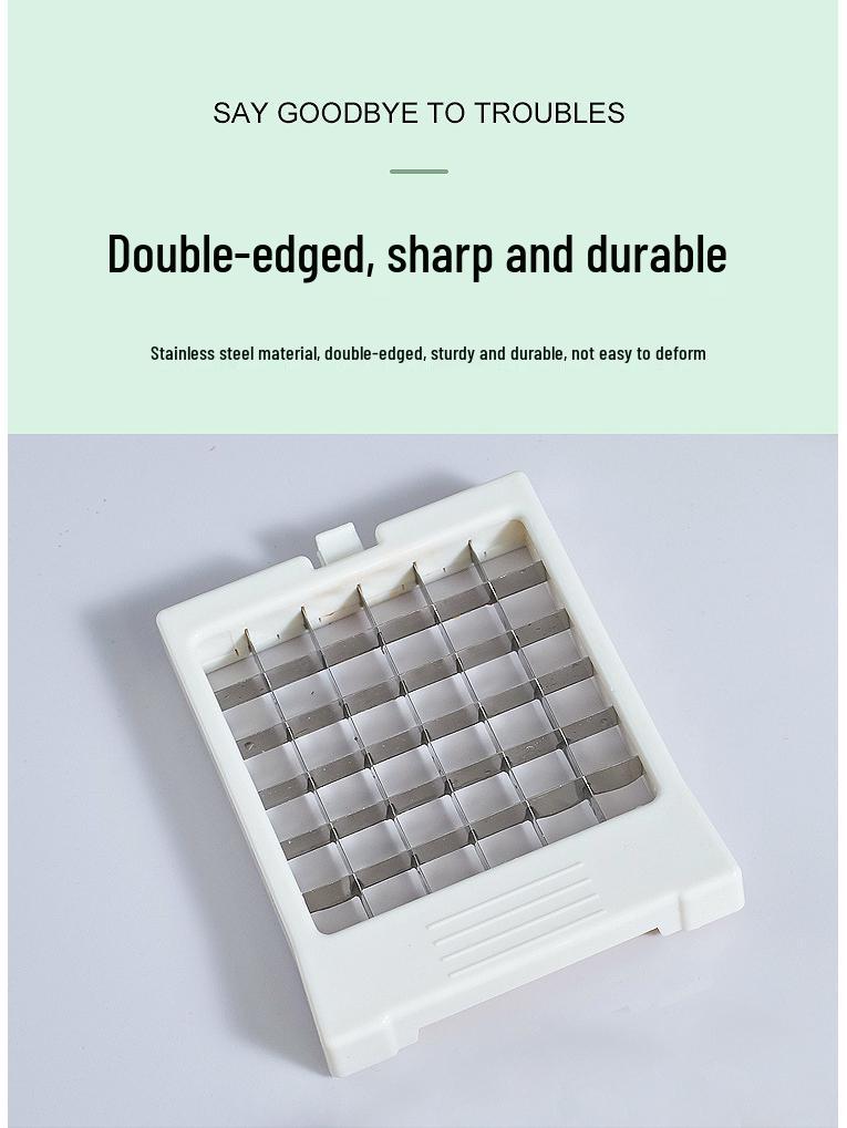 Manual Veggie Slicer: French Fry, Cucumber, Carrot, Potato, and Lettuce Cutter