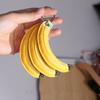 PU Bananenfrucht Bananen Schlüsselanhänger Simulation Frucht Schlüsselring Tragbar PU Leder Anhänger Weiblich