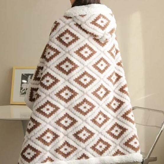 WTEMPO Toamnă Iarnă Crăciun Fulg de Nea Gros Lână Miel Multifuncțional Pătură Șal Pelerină Pătură Flanel Mare Pătură de Pui de Somn