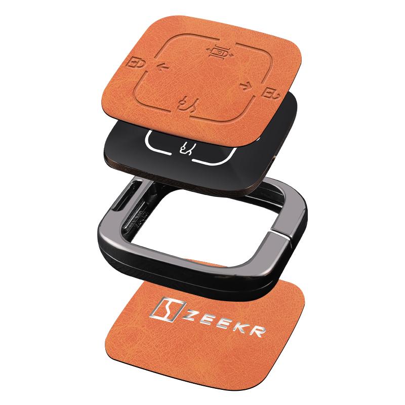 Car Key Cover Zeekr 001 007 009 Zeekr X Nfc Key Pack Zinc Alloy Leather Car Key Fob Case