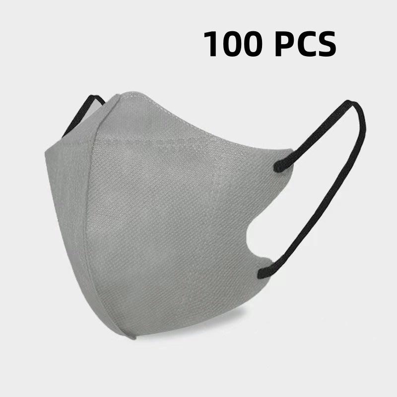 10/100Pcs 3D Protective Masks Efficient Protection Breathable Fashion Protective Masks Fashionable Face Masks Disposable Masks