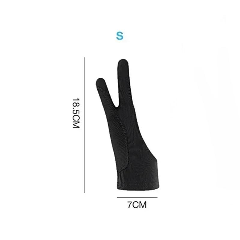 Two-Fingers Anti-fouling Anti-touch Painting Glove For Drawing Golve Anti-Fouling For Tablet IPad Screen Board Right/Left Glove