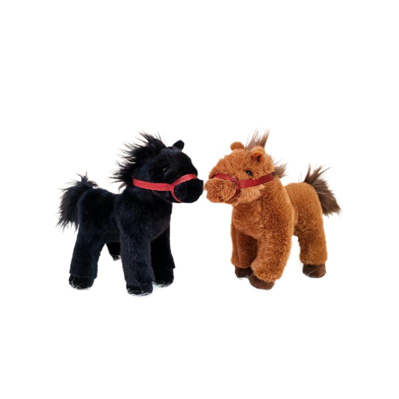 Cute Little Horse Plush Toy Pendant - Children's Zoo Animal Mascot Doll