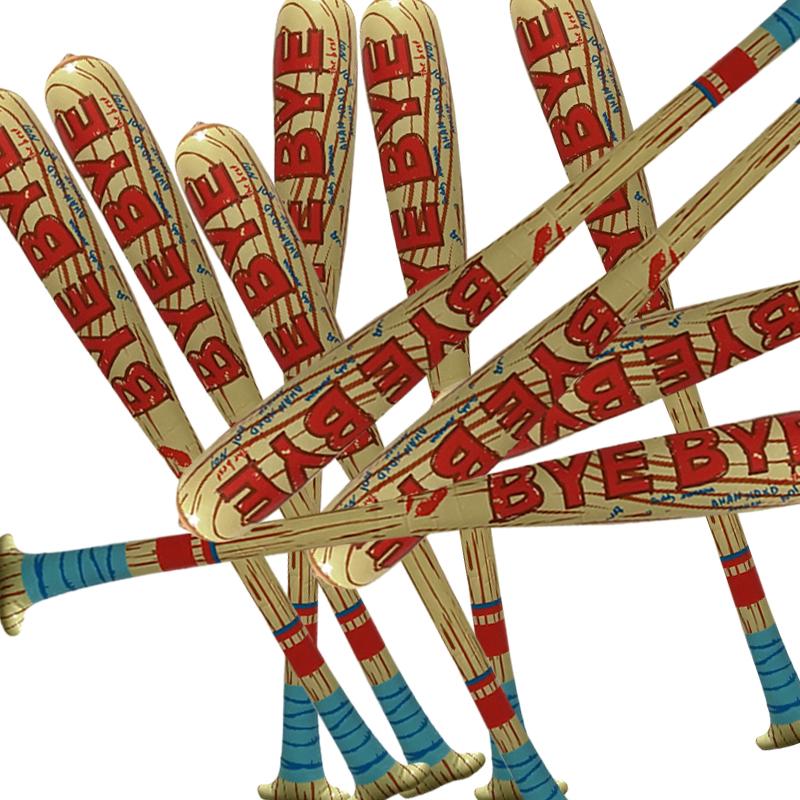 Pvc nadmuchiwane rozweselić kij baseballowy zabawki balony kobiety mężczyźni karnawał Party Decora