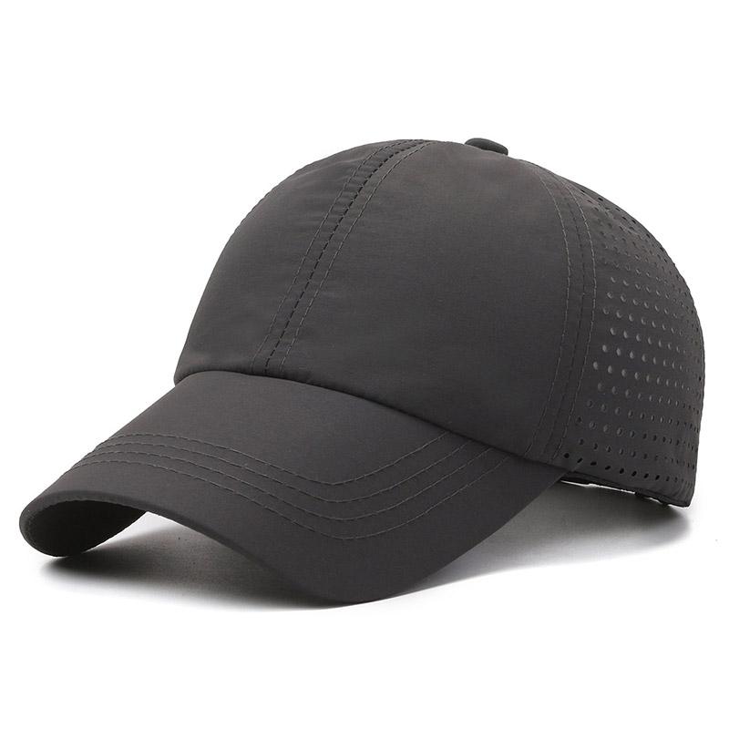 Quick-Dry, Breathable Baseball Cap - Adjustable, Moisture-Wicking Sun Hat for Outdoor Sports & All Seasons