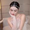 Elegant Rhinestone Forehead Jewelry: Bohemian Bridal Hair Accessories & Versatile Korean-Style Headdress Hairband (2022 Popular).