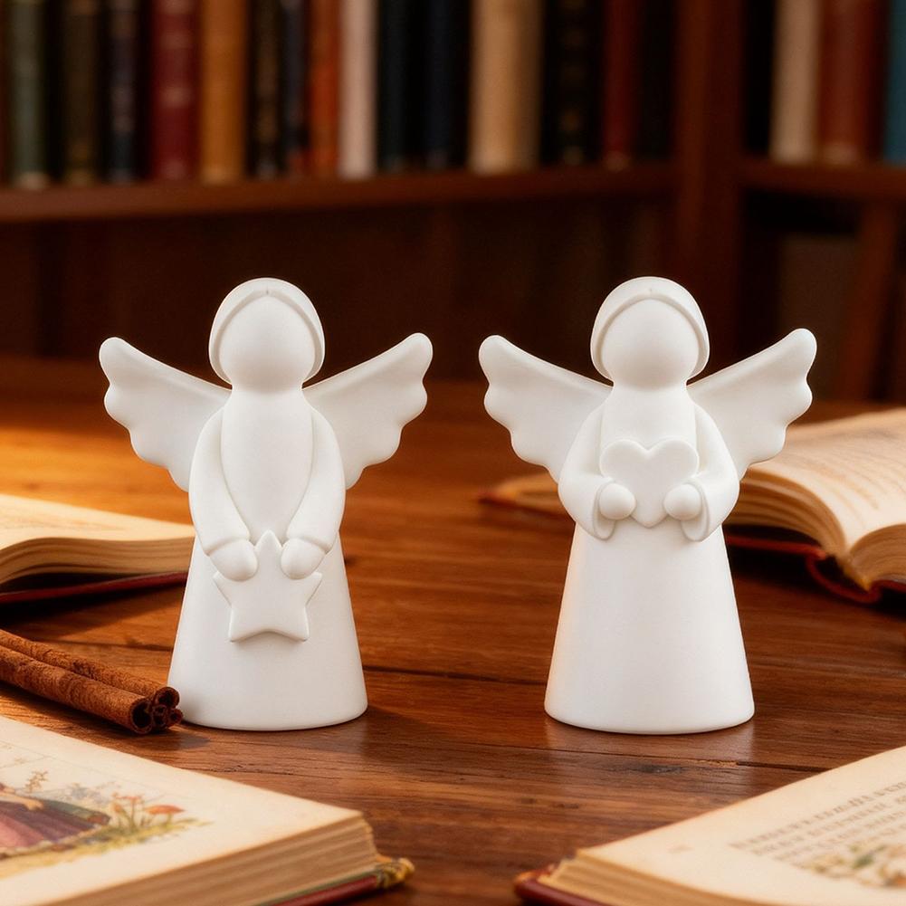 Silicone Moulds,Hand-Made Angel-Statue Resin Casting Mold,Diy Candle Mold,Making Plaster Orname Mould For Home Decoration