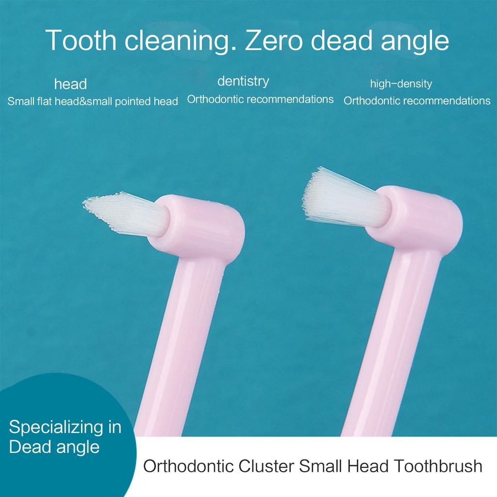 Interdental Brush For Dental Orthodontic Clean Between Teeth Cleaning Tools Soft Micro Brushes Pointed/Flat Head