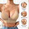 Wire-Free Plus Size Bra: Seamless, Anti-Sagging, Side Support, Smooth Front-Opening