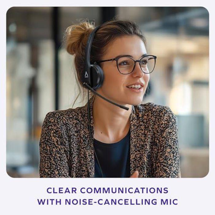 USB náhlavní souprava - Creative - HS-230 - Mikrofon s potlačením šumu - Funkce ztlumení - Lehký komfort