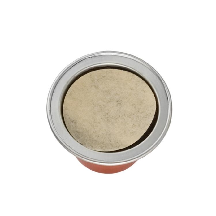100 Count Coffee Pods Sealers 37mm Diameter Aluminum Foil Lid Paper Filter Powder Cup Stickers for Various Powder Cup