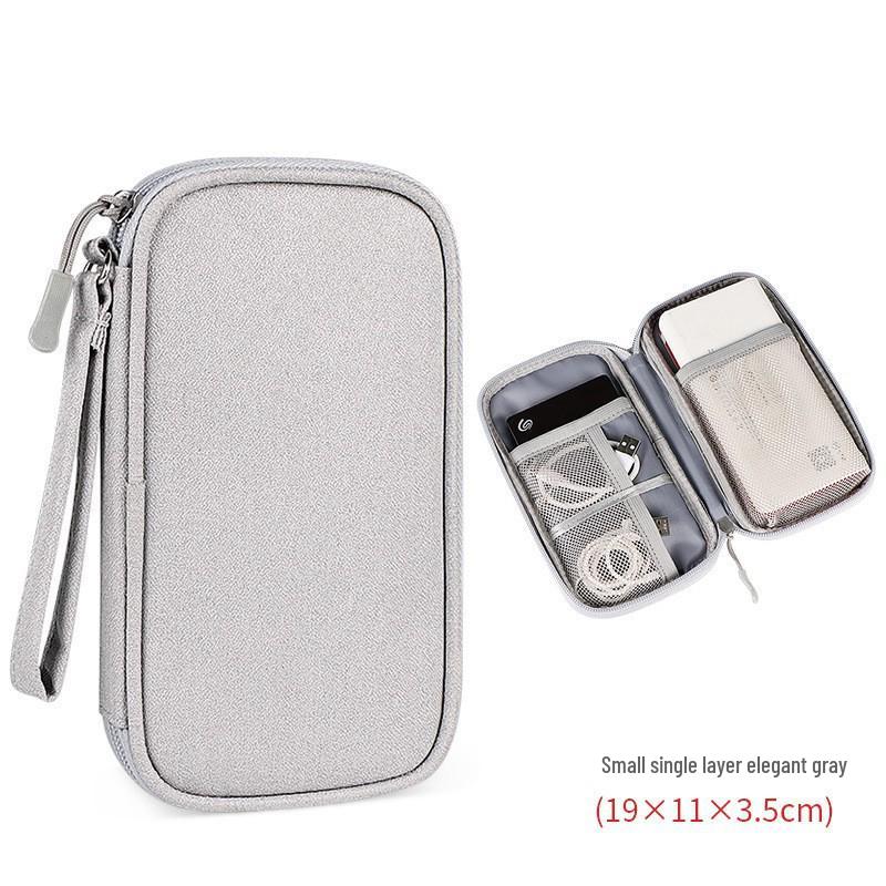 Multi-layer Digital Accessories Storage Bag: Protective Cover for Power Bank, USB, Earphones, Hard Disk, Dustproof Data Cable