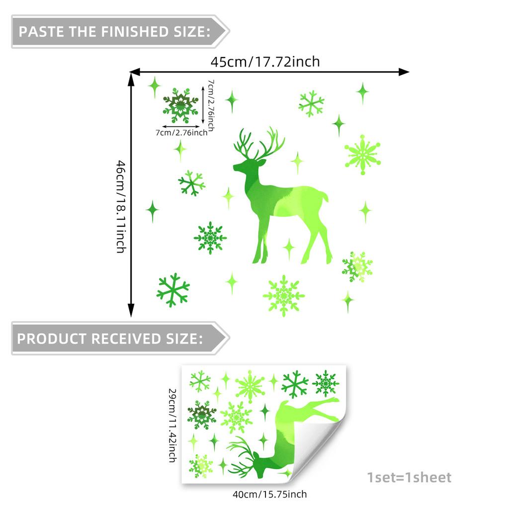 Colorful Green Light Animal Butterfly Fairy Ocean Green Colorful Luminous Sticker Gradual Change Green Luminous Green Wall Sticker