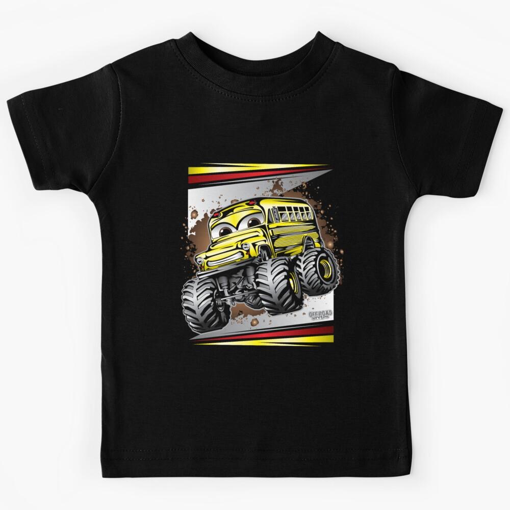 Cool Monster Bus Kids T-Shirt 100