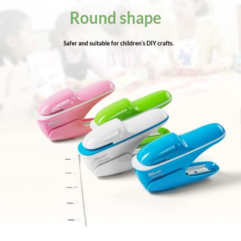 Heftgerät ohne Klammern für den Schreibtisch, zum Fixieren von bis zu 8 Blättern, für Zuhause, Schule, Büro, Schreibtisch-Heftgerät, Ticket-Papier und Dokumentenbindung