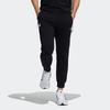 Adidas Wuji Series Solid Color Slim Mid-Rise Breathable Tapered Knit Joggers Men Bottoms Black GP0860