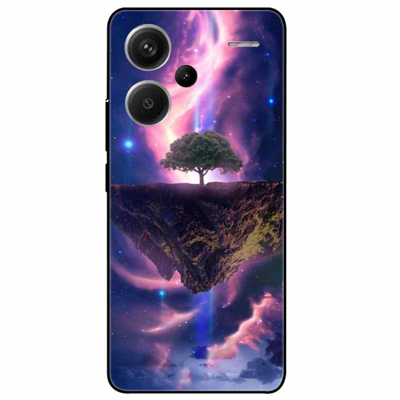 For Redmi Note 13 Pro Plus 5G Pro+ Case Soft Black Painted Cats TPU Funda For Xiaomi Redmi Note 13 Pro 5G Note13 Silicone Cover