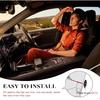Car Bottom Seat Cover, Anti Slip Leather Auto Front Seat Cushion Cover with Storage Pocket, Comfortable Car Bottom Seat Pad Protector for Cars, SUV,