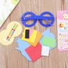 3PCS DIY Handicrafts Creative Arts and Crafts for Kids Boys Girls Make Your Own EVA Cartoon Glasses Eyewear Party Favors Gifts