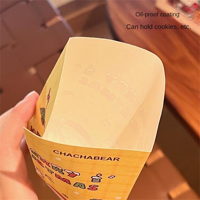 1~4PCS Christmas Packing Bags Simple And Stylish Durable Holiday Accessories Laminated Paper Bag Large Capacity Useful