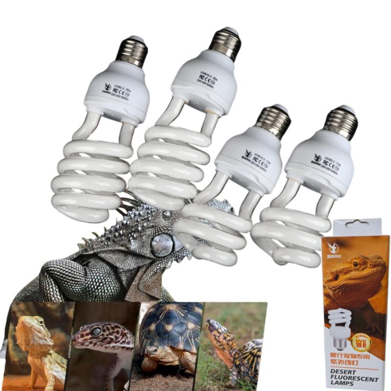 1 ks Lampy pro vyhřívání želv, ještěrek, hadů a plazů 13W/26W UV paprsky Energeticky úsporné světlo pro prohřívání terária 5.0 10.0 UVB lampa pro plazy