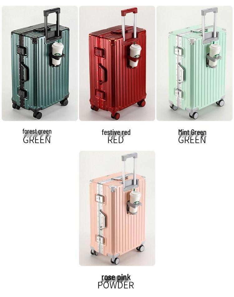 20-inch Multifunctional Suitcase with Universal Wheels, Large Capacity, Combination Lock – Unisex Student Trolley Carry-On