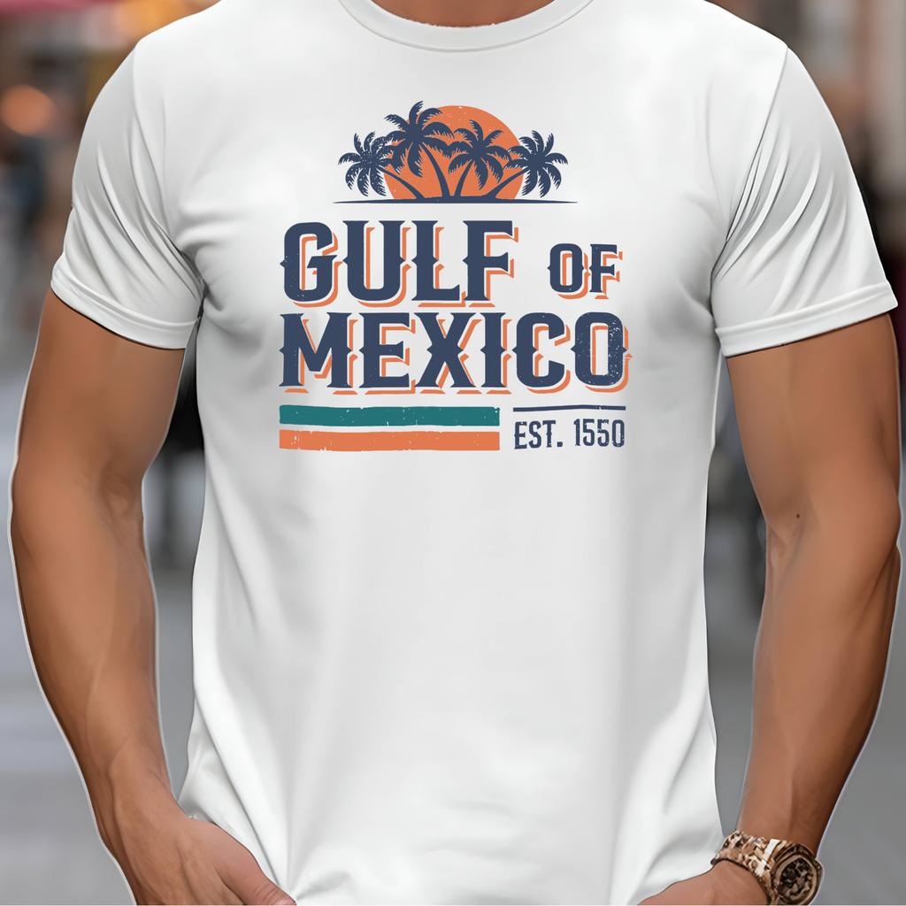 Gulf Of Mexico Established 1550 T-Shirt 2