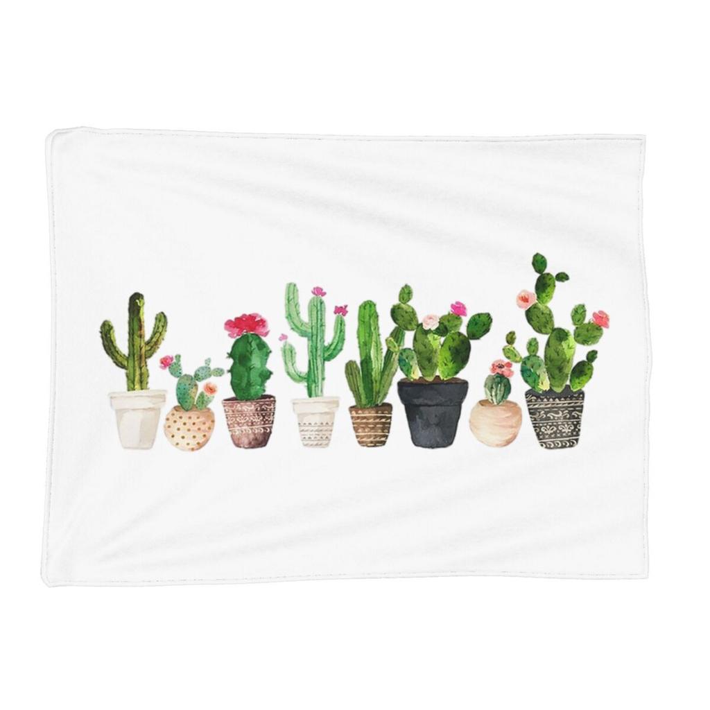 Cactus Blankets Soft Warm Flannel Throw Blanket Bedding for Bed Living room Picnic Travel Home Sofa