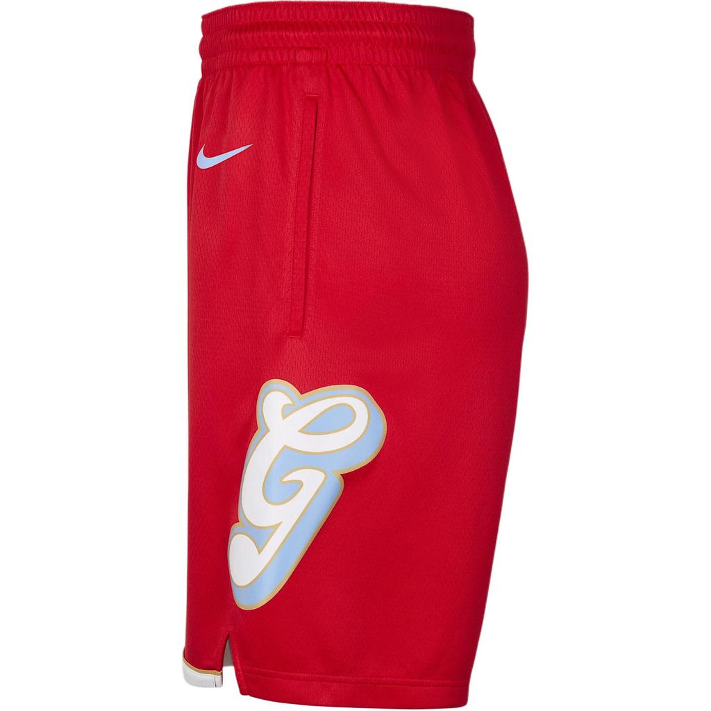 Nike X NBA Memphis Grizzlies Dri-Fit FW24 City Edition Swingman Basketball Shorts Men Shorts University-Red FQ4411-657