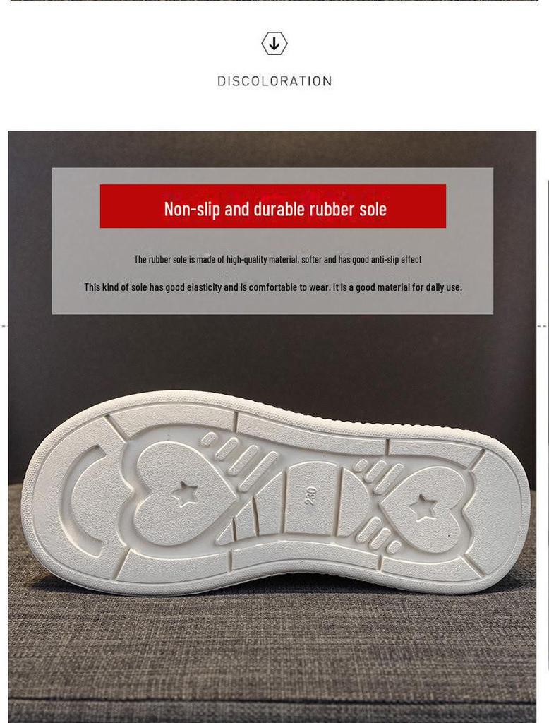 Adidași de damă din piele naturală cu vârf tip scoică, albi, cu tălpi groase, pentru primăvara 2025