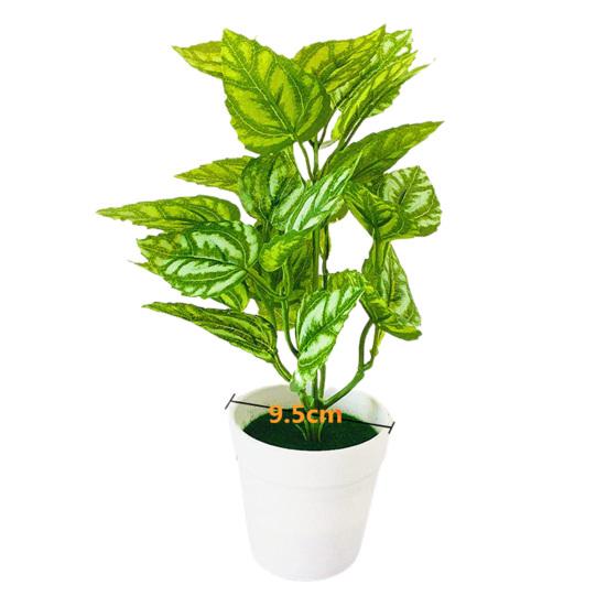 Roślina doniczkowa Sztuczna dekoracja pulpitu Bonsai Fałszywy wyświetlacz zielonej rośliny