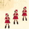 Santa Clauses Costume Santa Suit Christmas Santa Dressing Up Costume Accessories