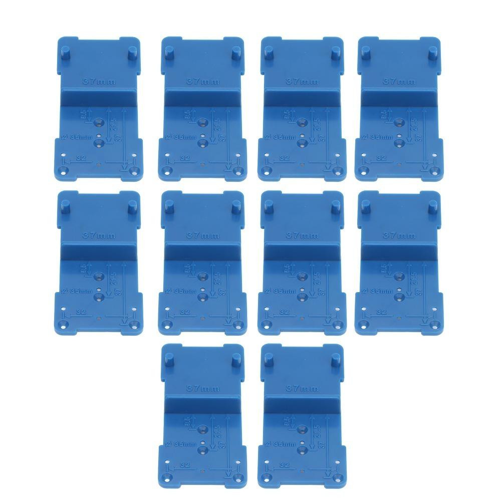 10 Pcs 28mm Diameter Hole Drilling Locator Template Cabinet Hinge Jig For Cabinet Making