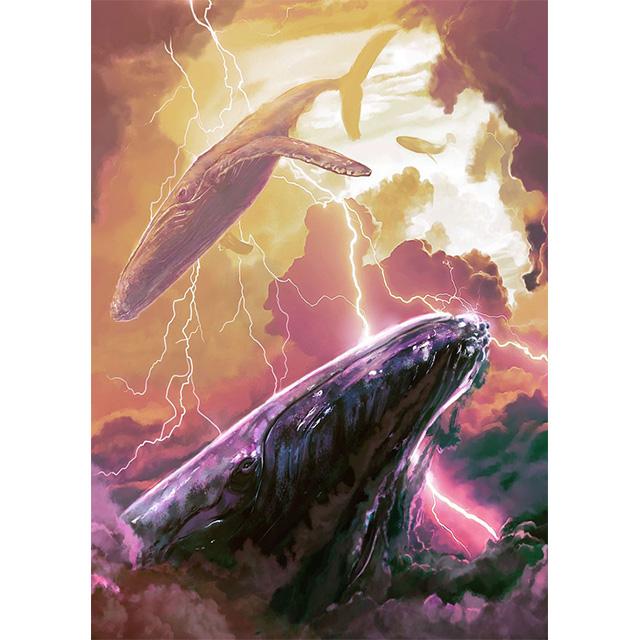 Fantasy Animals Water Fire Elemental Fusion Prints Poster Canvas Painting Modern Wall Art Picture Living Room Bedroom Home Decor