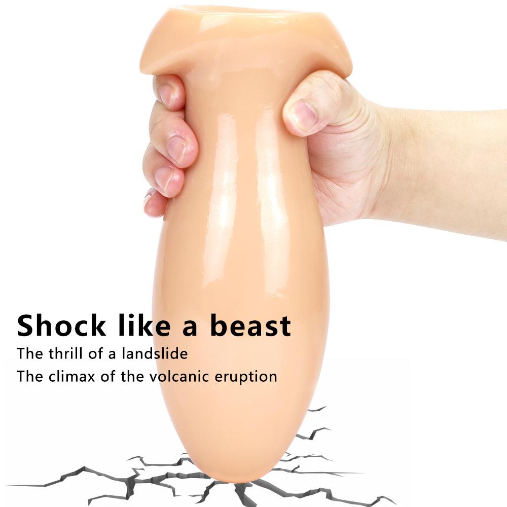 MoDi Velký anální kolík na anální sex pro ženy, pánský masážní přístroj na prostatu BDSM Sexy Toy Velké anální kolíky z PVC pro dospělé